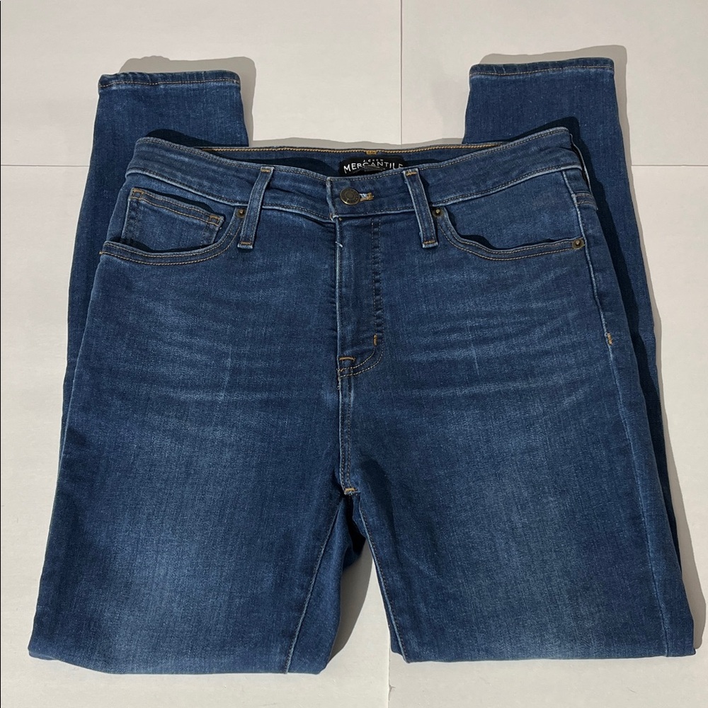 J. Crew Mercantile Skinny Denim Jeans sz 28 Medium Wash Casual